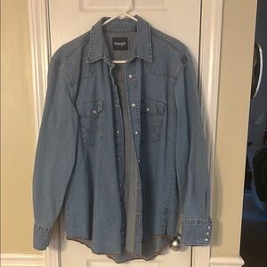 Wrangler Denim Button-Up Shirt